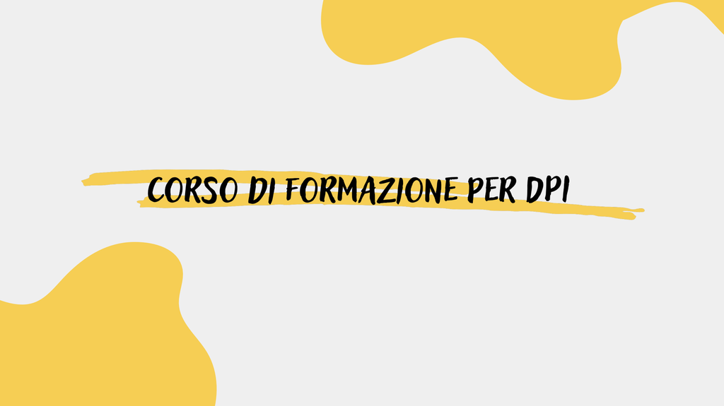 Corso di formazione per DPI 